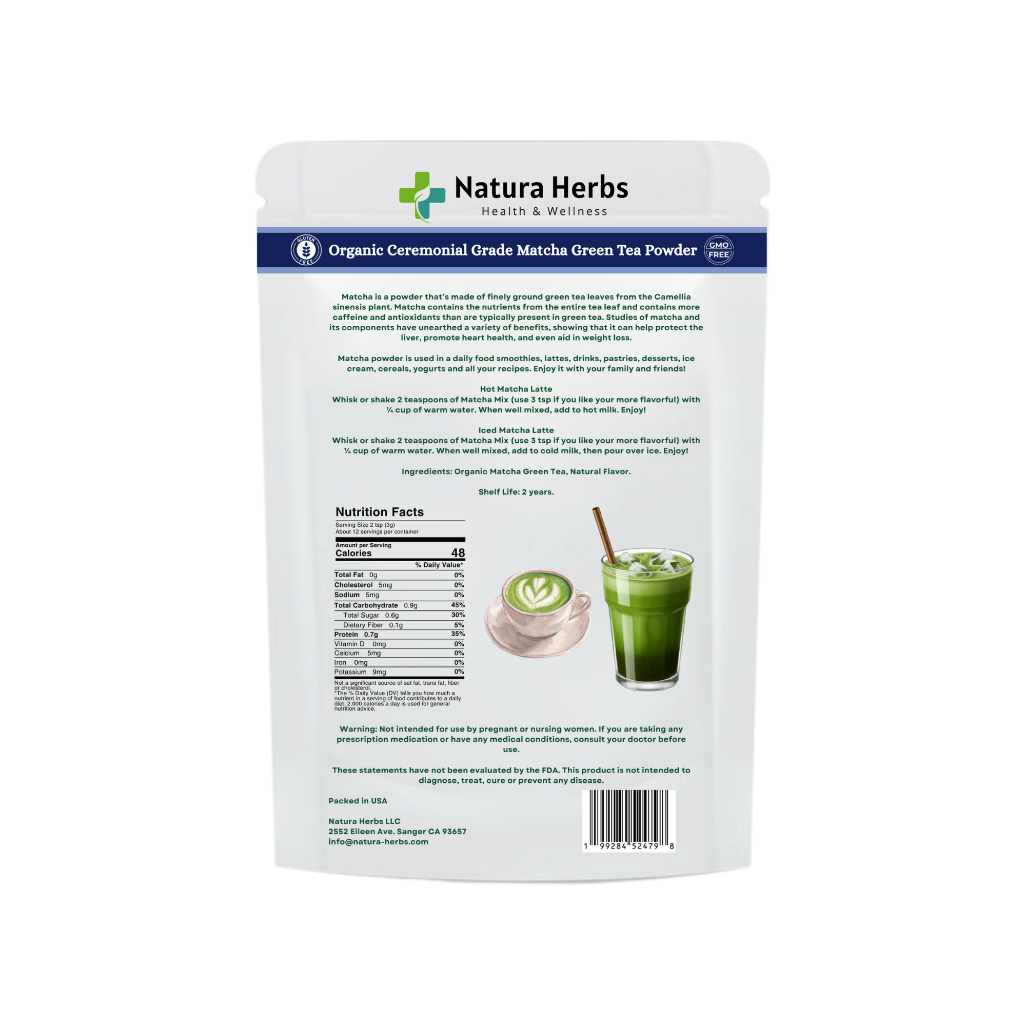 Matcha Blueberry